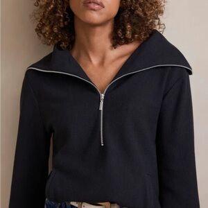 MINT VELVET Zip Up Jumper Pullover Sweater